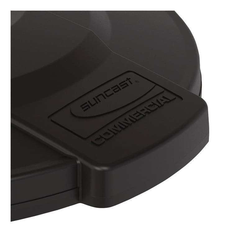 SUNCAST CORPORATION Utility Trash Can Lid for 32 gal Trash Can, 22.22" Diameter x 3", Black (SUATCU32GLIDD) thumbnail 3