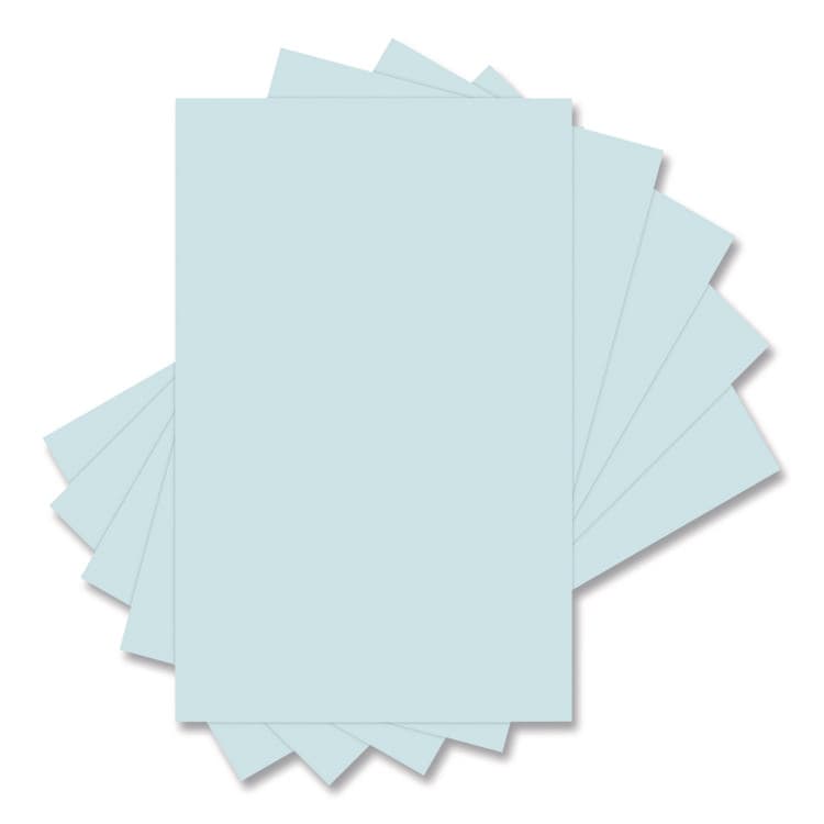 DOMTAR PAPER Colors 30% Recycled Colored Paper, 20 lb Bond Weight, 11 x 17, Blue, 500/Ream (DMR94287RM) thumbnail 2