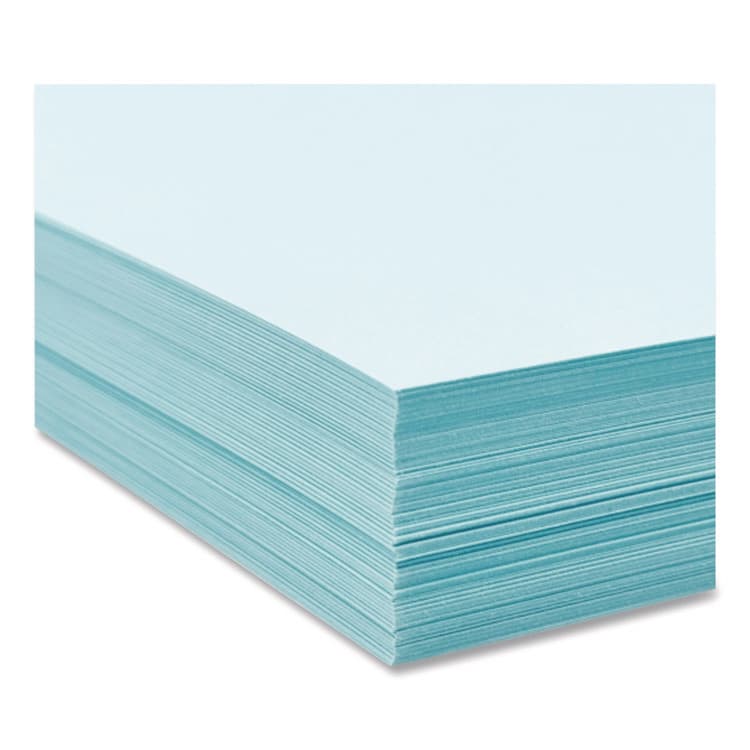 DOMTAR PAPER Colors 30% Recycled Colored Paper, 20 lb Bond Weight, 11 x 17, Blue, 500/Ream (DMR94287RM) thumbnail 3