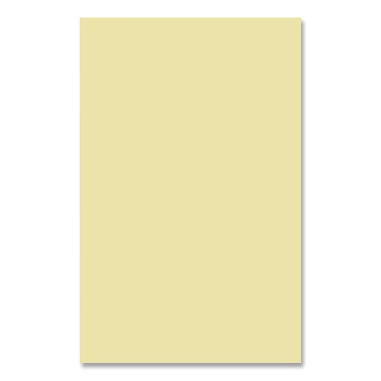 DOMTAR PAPER Colors 30% Recycled Colored Paper, 20 lb Bond Weight, 8.5 x 14, Canary, 500/Ream (DMR94292RM) thumbnail 4