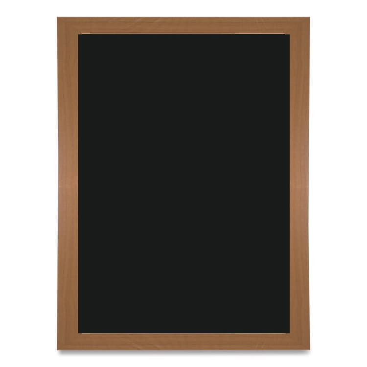 EXCELLO GLOBAL PRODUCTS Chalkboard Sign, Black Surface, Brown Frame, 12 x 16 (EXOEGPHD0514S) thumbnail 2