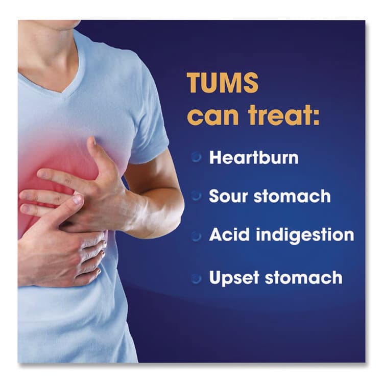 LIL DRUGSTORE PRODUCTS TUMS Antacid Chewy Bites, 2 Tablets/Pouch, 25 Pouches/Box (LIL81518) thumbnail 3
