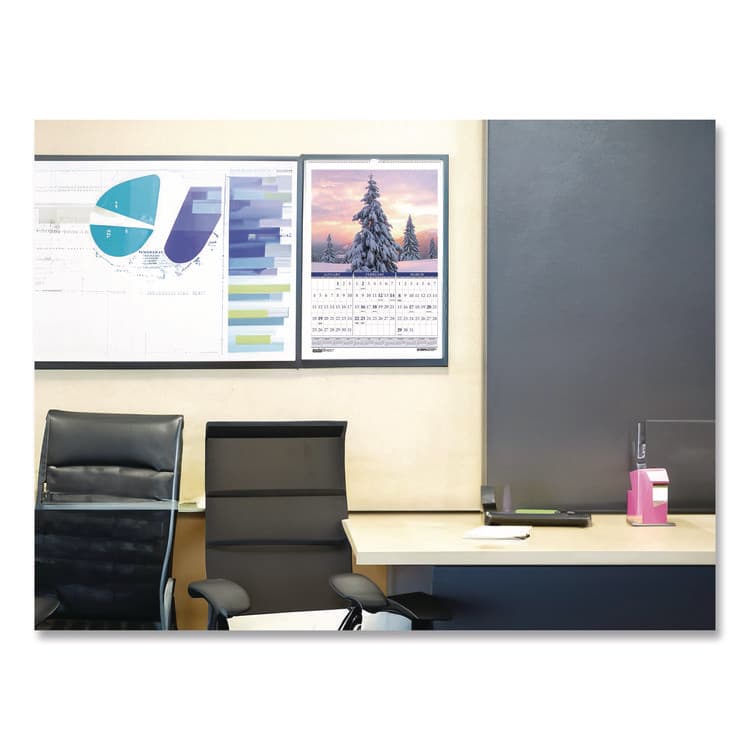 HOUSE OF DOOLITTLE Recycled Three-Month Season Wall Calendar, 12 x 16.5, Multicolored Sheets, 14-Month: Dec 2025 to Jan 2027 (HOD323) thumbnail 4