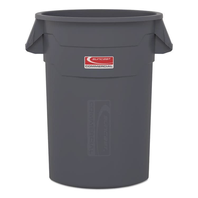 SUNCAST CORPORATION Injection Molded Utility Trash Can, 20 gal, Resin, Gray (SUATCU20) thumbnail 4