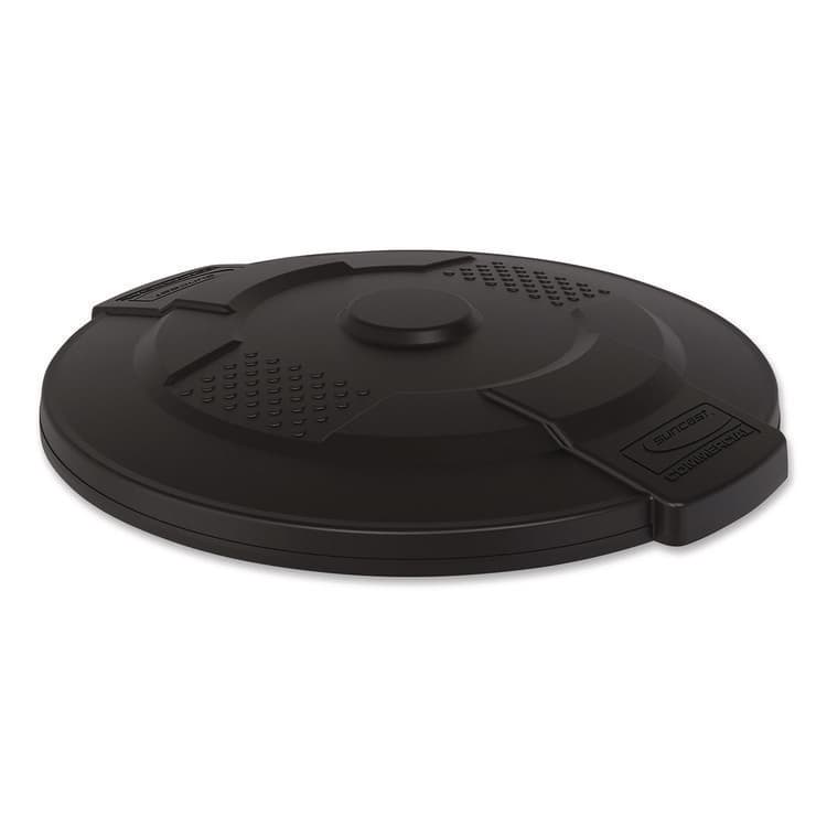 SUNCAST CORPORATION Utility Trash Can Lid for 20 gal Trash Can, 19.74" Diameter x 2.9", Black (SUATCU20GLIDD)