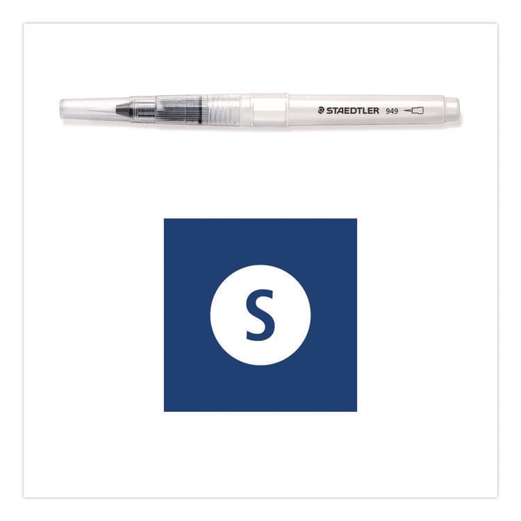 STAEDTLER, . Classic Water Brush, Nylon/Polyester Blend, Round (STD949BK1C) thumbnail 3