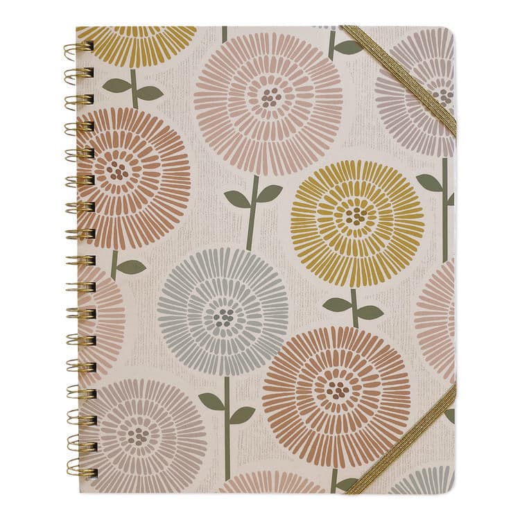 CAROLINA PAD, LLC Down to Earth Ideal Notebook, 3 Sections, Medium/College Rule, Randomly Assorted Cover Colors/Designs, (100) 8.75 x 7 Sheets (WLB55041)