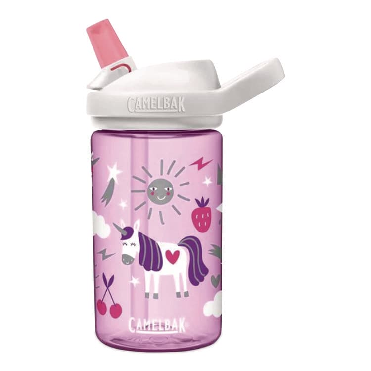CAMELBAK Eddy + Kids Water Bottle, Unicorn Design, 12 oz, Multicolor (WLB2665501035)
