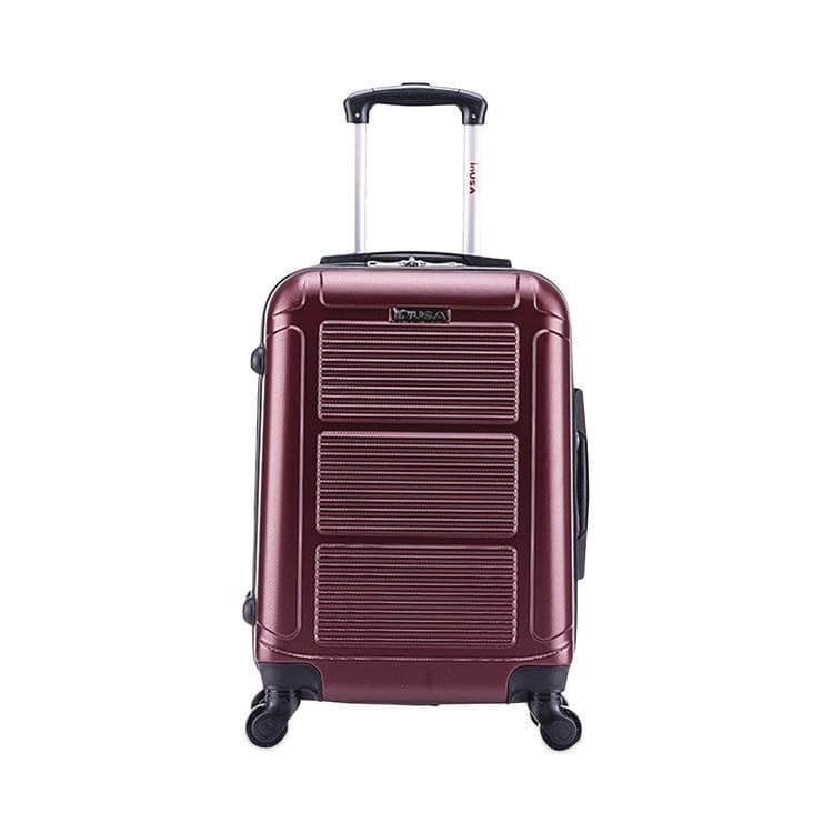 INUSA LUGGAGE Pilot Hard Side Carry-On Suitcase, Four-Wheeled Spinner, 14.37 x 8.86 x 21.46, Wine (WLBIUPIL00SWIN) thumbnail 2