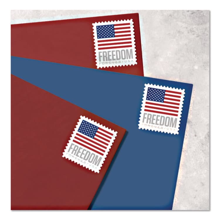 TONER FOR COPY&FAX,RIBBONS First-Class Forever Stamps, U.S. Flag, 100/Roll (WLBUSPS4EVROLL) thumbnail 4
