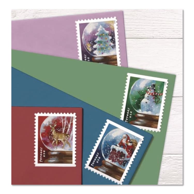 TONER FOR COPY&FAX,RIBBONS First-Class Forever Stamps, Holiday, 20/Book (WLBFOREVERHOLID) thumbnail 2