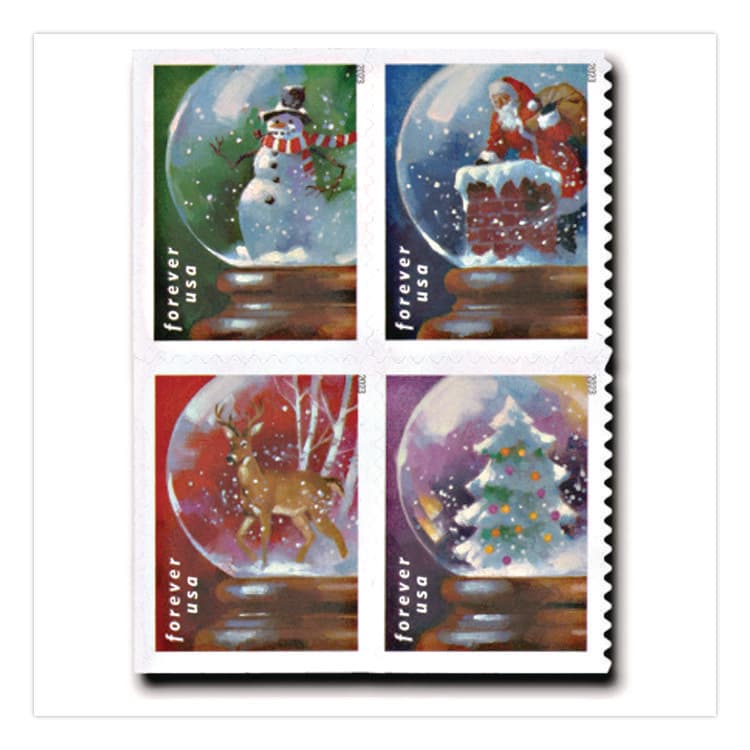 TONER FOR COPY&FAX,RIBBONS First-Class Forever Stamps, Holiday, 20/Book (WLBFOREVERHOLID) thumbnail 4
