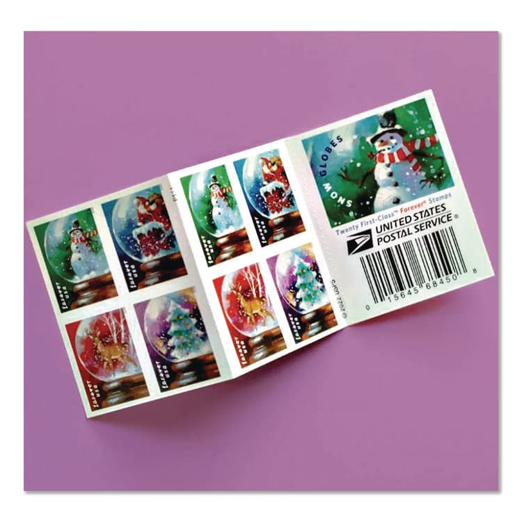 TONER FOR COPY&FAX,RIBBONS First-Class Forever Stamps, Holiday, 20/Book (WLBFOREVERHOLID) thumbnail 3