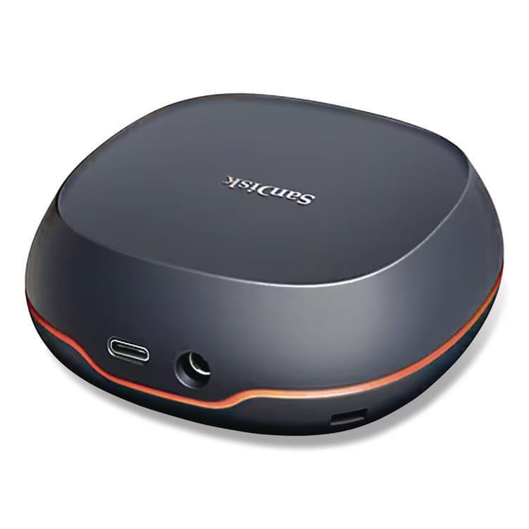 SANDISK CORPORATION USB 3.2 External Solid State Drive, 4 GB, Black (SDISSDT404T00NA) thumbnail 4