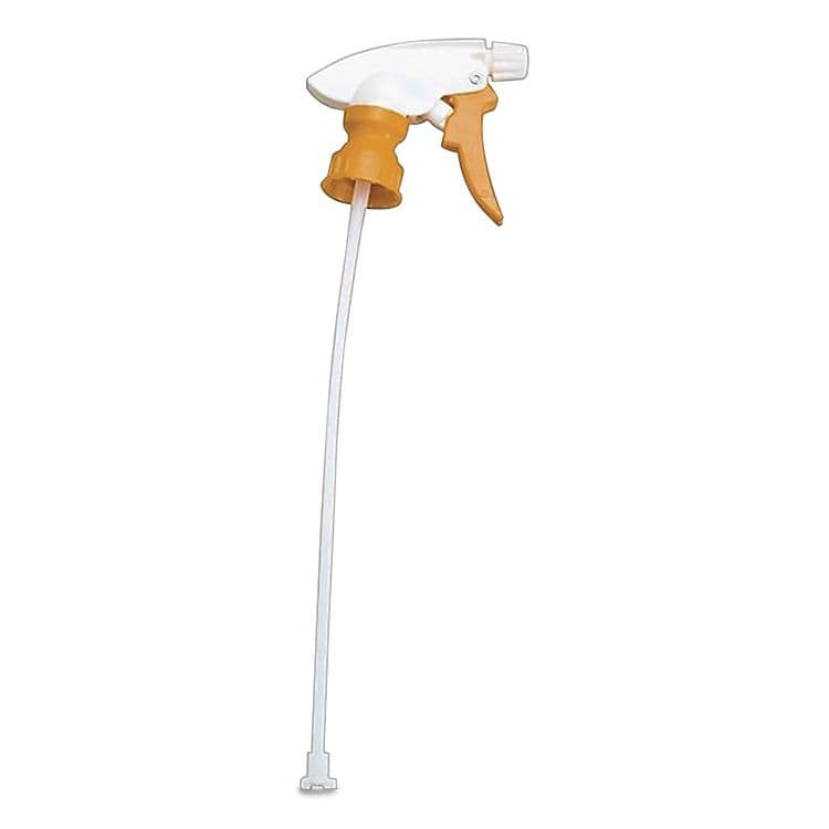IMPACT PRODUCTS, LLC Chemical Resistant Trigger Sprayer, 9.88" Tube, Fits 32 oz Bottles, Yellow/White (IMP60192491EA)