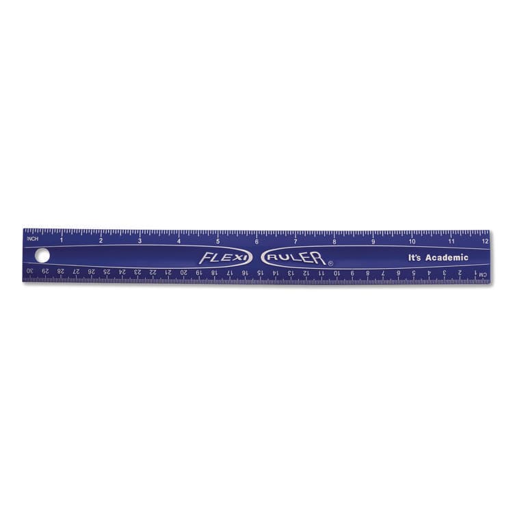 STANLEY BOSTITCH Lockermate Flexi Ruler, Standard/Metric, 12" Long, Blue (LCK01137BLUE)