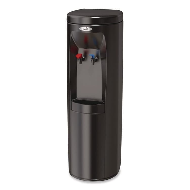 OASIS INTERNATIONAL Atlantis Hot and Cold Water Dispenser, 1.4 gal, 12.8 x 13 x 40.5, Black (OAS504009)