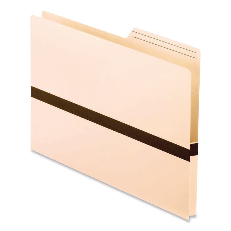TOPS BUSINESS FORMS Drop Front Reinforced File Pocket, 1" Expansion, Letter Size, Manilla/Brown, 50/Box (PFX15135)