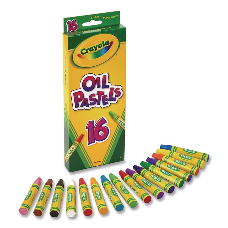 BINNEY & SMITH / CRAYOLA Oil Pastels,16 Assorted Colors, 16/Pack (CYO524616) thumbnail 2