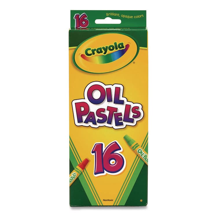 BINNEY & SMITH / CRAYOLA Oil Pastels,16 Assorted Colors, 16/Pack (CYO524616)