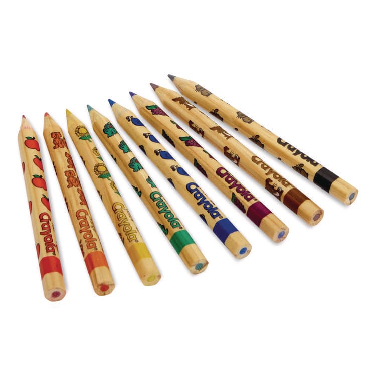 BINNEY & SMITH / CRAYOLA Write Start Colored Pencils, 5.33 mm, Assorted Lead and Barrel Colors, 8/Box (CYO684108) thumbnail 3