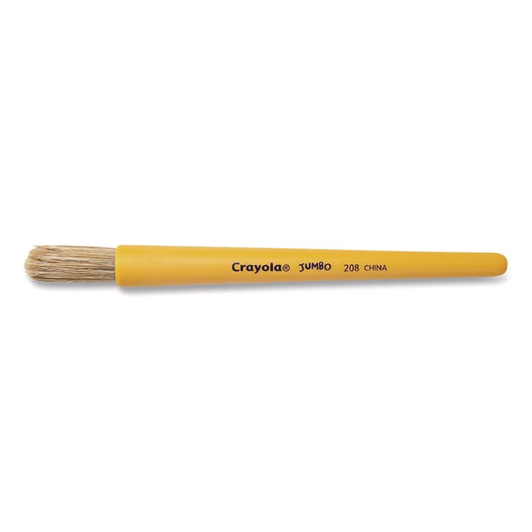 BINNEY & SMITH / CRAYOLA Art Brushes So Big, 7.63" Long, Natural Hair, 1.38" Round Brush (CYO502080000)