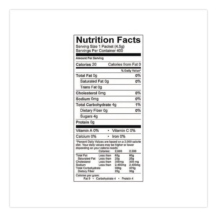 SUGAR FOODS CORPORATION Raw Turbinado Sugar, 0.16 oz Packet, 200/Box (SUG83035) thumbnail 3