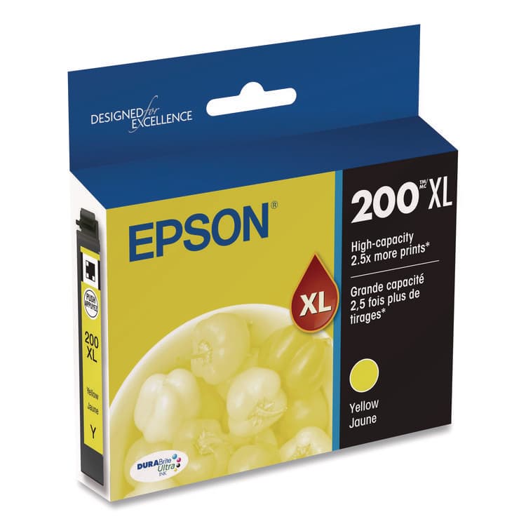 EPSON AMERICA, . T200XL420S (200XL) DURABrite Ultrra High-Yield Ink, Yellow (EPST200XL420S) thumbnail 2