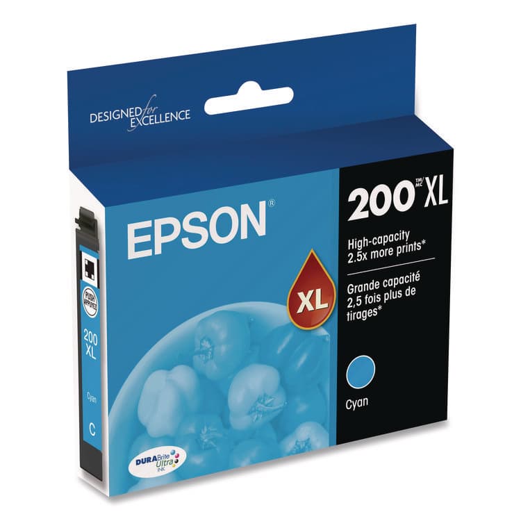 EPSON AMERICA, . T200XL220S (200XL) DURABrite Ultra High-Yield Ink, Cyan (EPST200XL220S) thumbnail 2