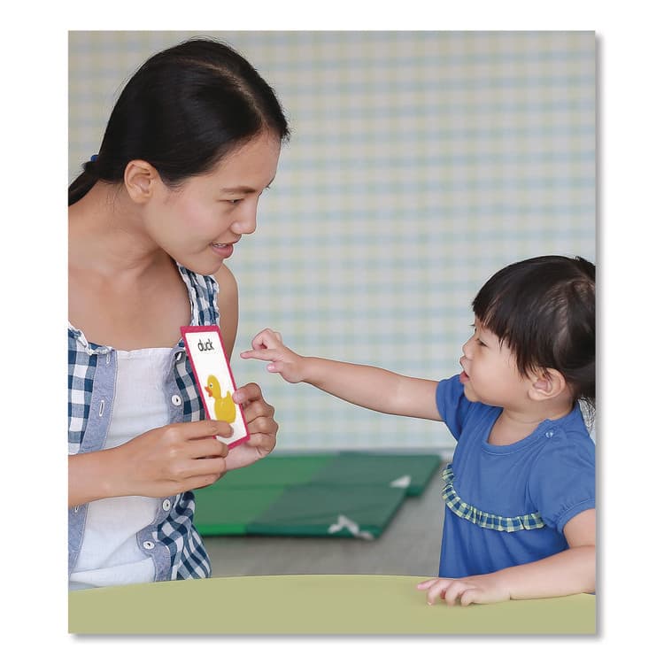 CARSON-DELLOSA EDUCATION First Words Flash Cards, Grades Pre-K to 1, 3.25" x 5.25", Assorted Colors, 54 Cards (CDP0769647197) thumbnail 4