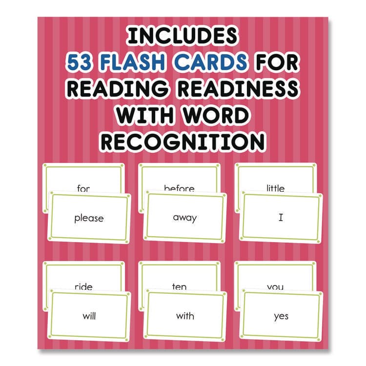 CARSON-DELLOSA EDUCATION Sight Words Flash Cards, Grades Pre-K to 1, 3.25" x 5.25", Assorted Colors, 54 Cards (CDP0769664709) thumbnail 3