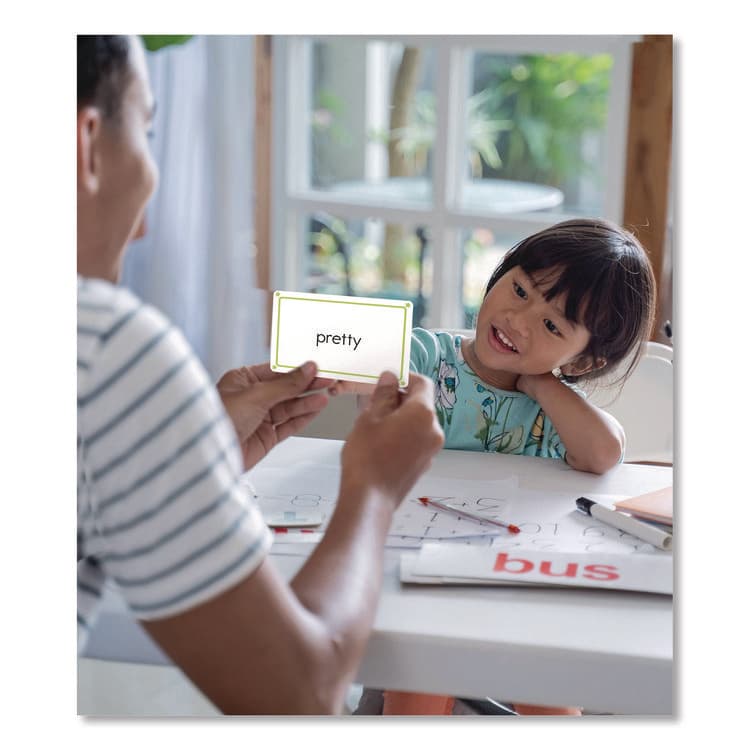 CARSON-DELLOSA EDUCATION Sight Words Flash Cards, Grades Pre-K to 1, 3.25" x 5.25", Assorted Colors, 54 Cards (CDP0769664709) thumbnail 4