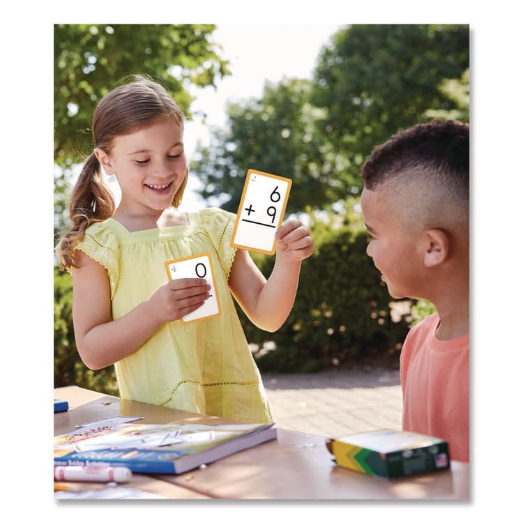 CARSON-DELLOSA EDUCATION Addition 0 to 12 Flash Cards, Grades 1 to 5, 3.25" x 5.25", Assorted Colors, 54 Cards (CDP0769677118) thumbnail 4
