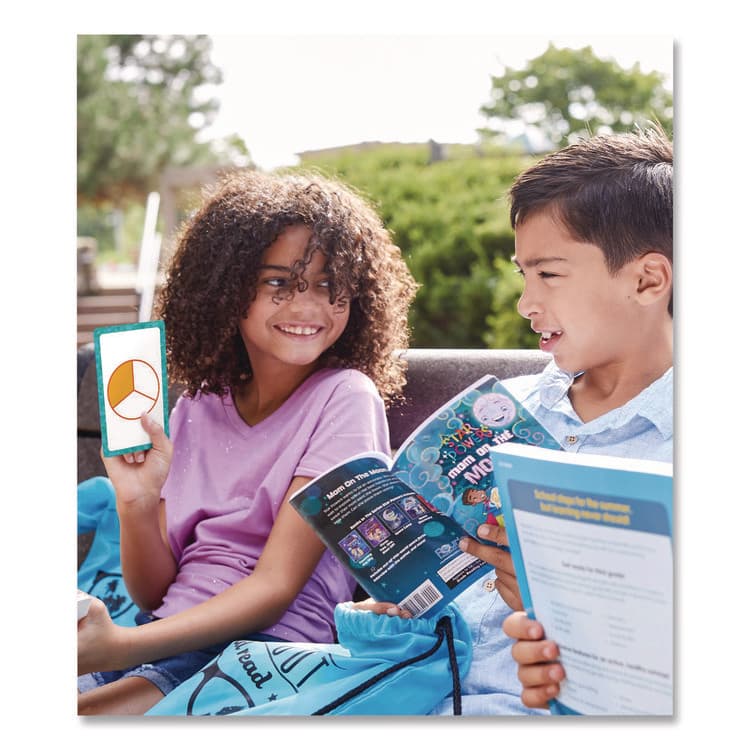 CARSON-DELLOSA EDUCATION Fractions Flash Cards, Grades 4 to 6, 3.25" x 5.25", Assorted Colors, 54 Cards (CDP0769677339) thumbnail 4