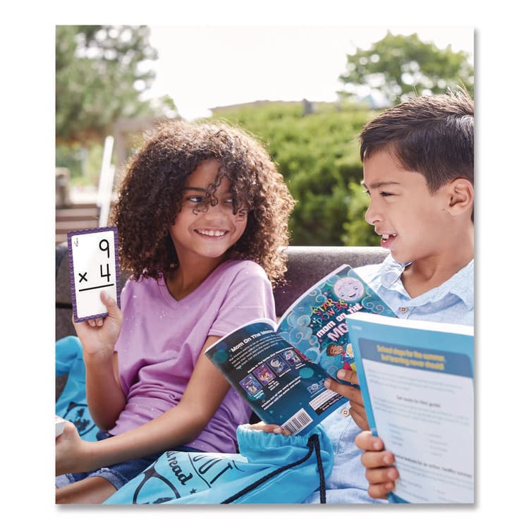 CARSON-DELLOSA EDUCATION Multiplication 0 to 12 Flash Cards, Grades 4 to 6, 3.25" x 5.25", Assorted Colors, 54 Cards (CDP0769677436) thumbnail 4