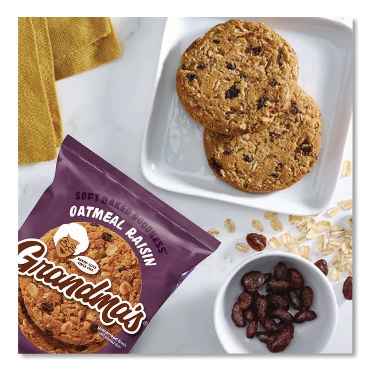 FRITO-LAY, . Cookies - Single Serve, Oatmeal Raisin, 2.5 oz Packet, 60/Carton (GRMFRI45093) thumbnail 3