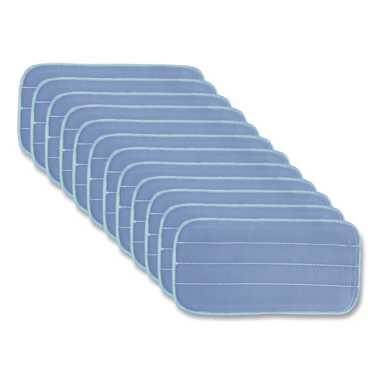 HOSPECO Microworks Flat Microfiber Specialty Pad, 11 x 5, Blue, Dozen (HOS2504SPHMFP11) thumbnail 3