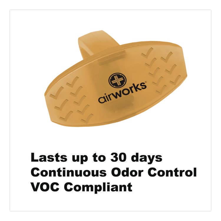 HOSPECO AirWorks Bowl Clips, Citrus Grove Scent, Orange, Dozen (HOSAWBC231) thumbnail 4