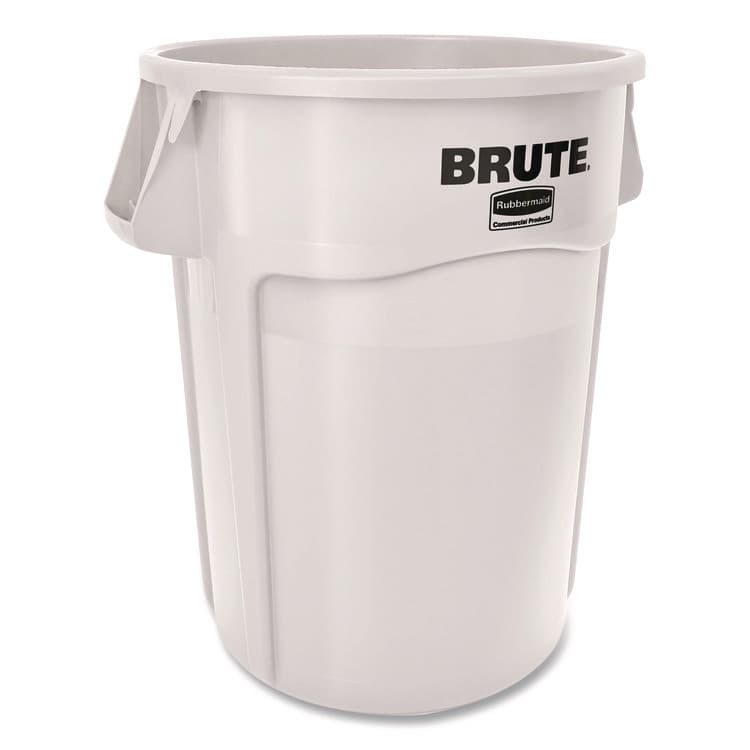 RUBBERMAID COMMERCIAL PROD. Brute Container, 44 gal, Plastic, White (RCP1779740EA)