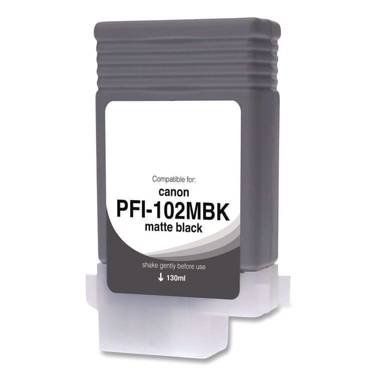 CLOVER IMAGING GROUP Compatible Matte Black Ink, Replacement for PFI-102 (0894B001), 130 mL (CTGWCPFI102MB)