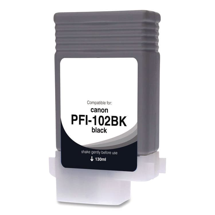CLOVER IMAGING GROUP Compatible Photo Black Ink, Replacement for PFI-102 (0895B001AA), 130 mL (CTGWCPFI102PB)