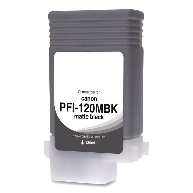 CLOVER IMAGING GROUP Compatible Matte Black Ink, Replacement for PFI-120 (2884C001), 130 mL (CTGWCPFI120MB)