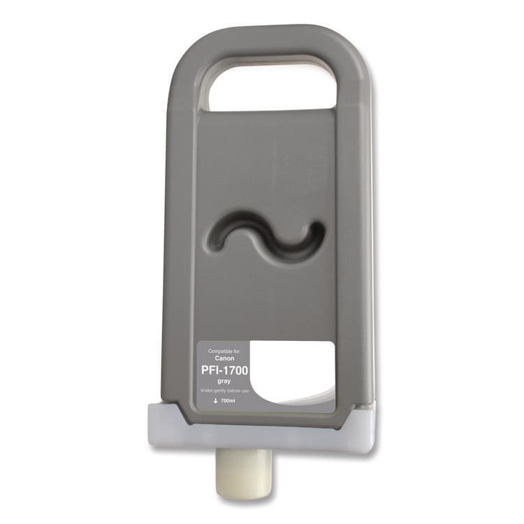 CLOVER IMAGING GROUP Compatible Gray Ink, Replacement for PFI-1700 (0781C001AA), 700 mL (CTGWCPFI1700G)