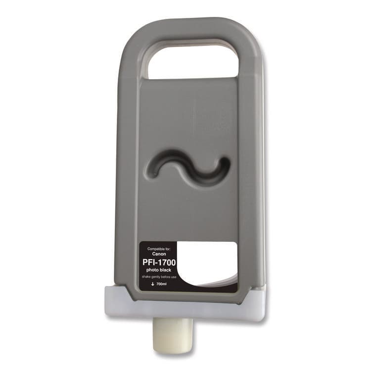 CLOVER IMAGING GROUP Compatible Photo Black Ink, Replacement for PFI-1700 (0775C001AA), 700 mL (CTGWCPFI1700PB)