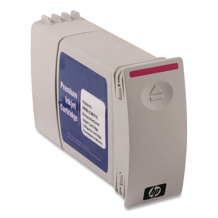 CLOVER IMAGING GROUP Remanufactured Magenta High-Yield Ink, Replacement for 80 (C4847A), 350 mL (CTGWH80M)