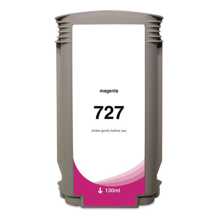 CLOVER IMAGING GROUP Compatible Magenta Ink, Replacement for 727 (B3P20A), 130 mL (CTGWH727M)