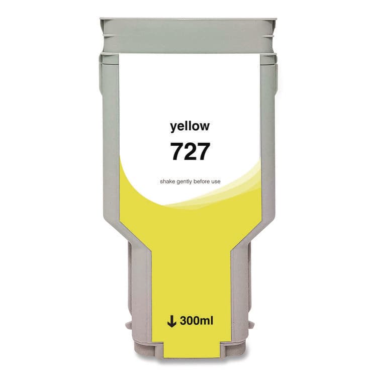 CLOVER IMAGING GROUP Compatible Yellow High-Yield Ink, Replacement for 727XL (F9J78A), 300 mL (CTGWH727XLY)