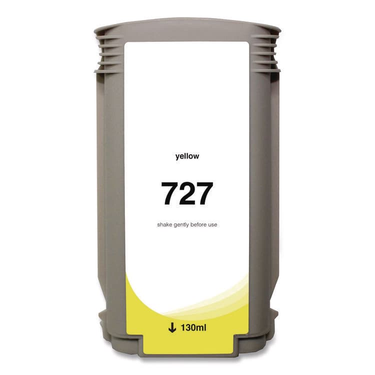 CLOVER IMAGING GROUP Compatible Yellow Ink, Replacement for 727 (B3P21A), 130 mL (CTGWH727Y)