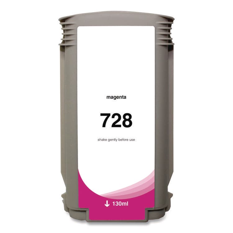 CLOVER IMAGING GROUP Compatible Magenta Ink, Replacement for 728 (F9J66A), 130 mL (CTGWH728SM)