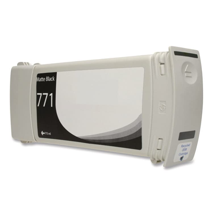 CLOVER IMAGING GROUP Remanufactured Matte Black Ink, Replacement for 771 (CE037A, B6Y15A) 775 mL (CTGWH771MB)